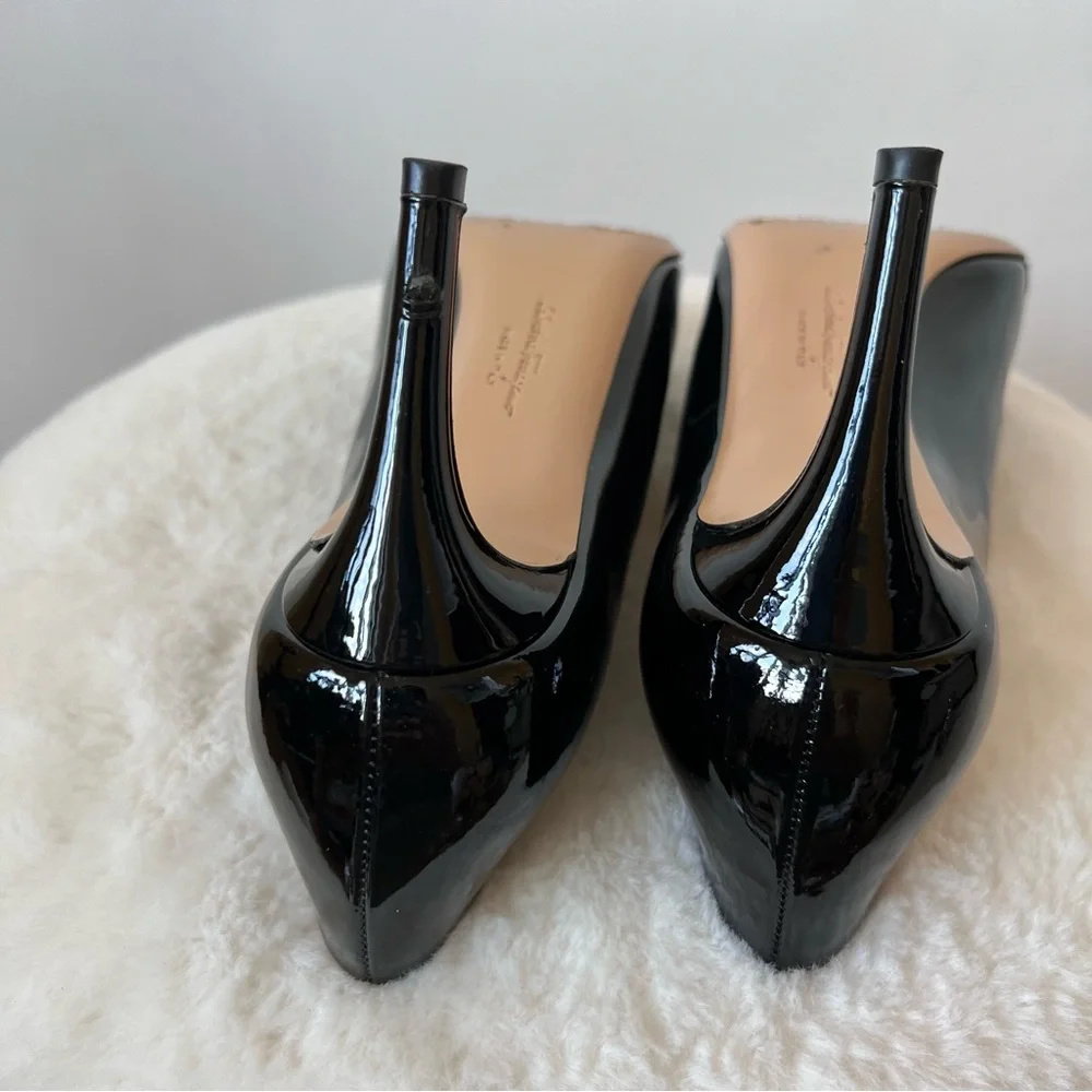 Salvatore Ferragamo Black High Heel Pumps size 6 - Picture 8 of 16
